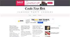 Desktop Screenshot of canadanewsdesk.com